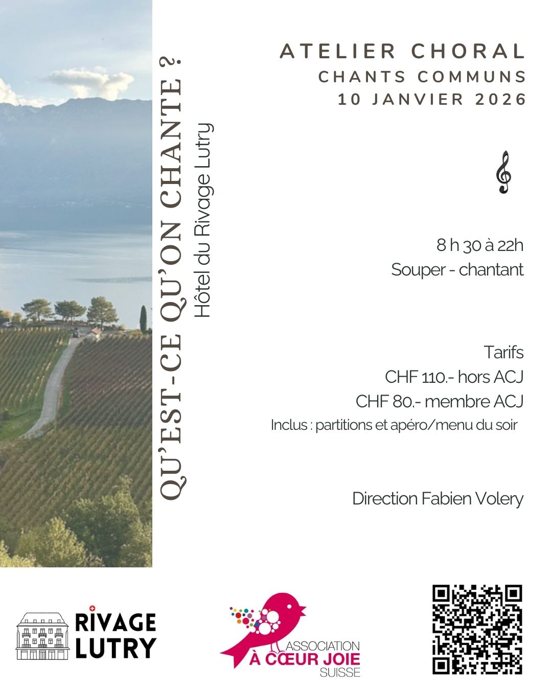 Flyer qu’est-ce qu’on chante