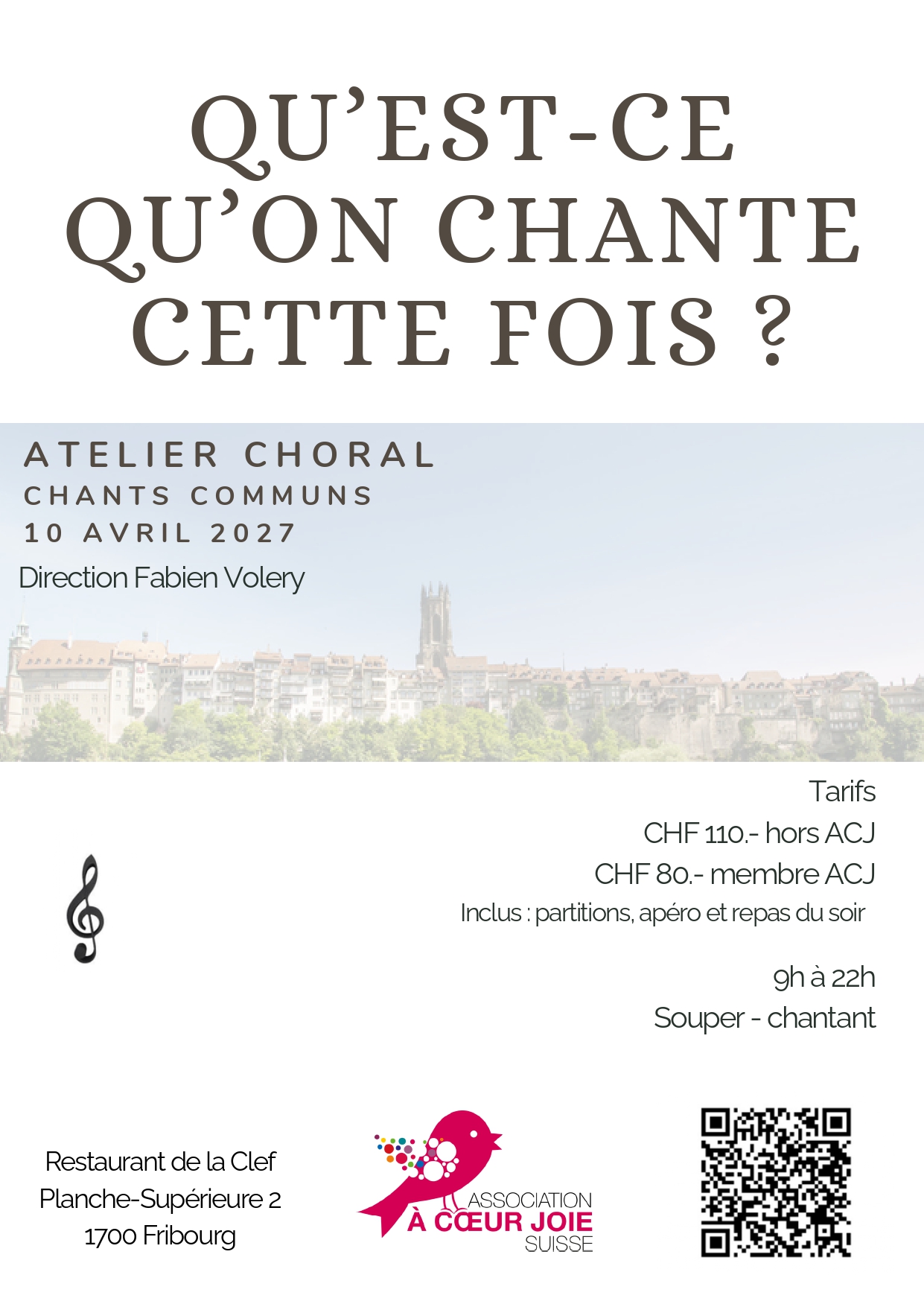 Qu&rsquo;est-ce qu&rsquo;on chante ?