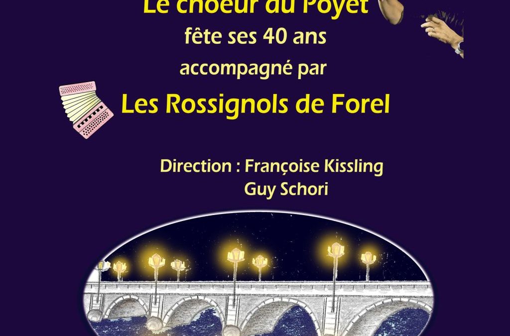 Le choeur du Poyet vous présente leur concert
